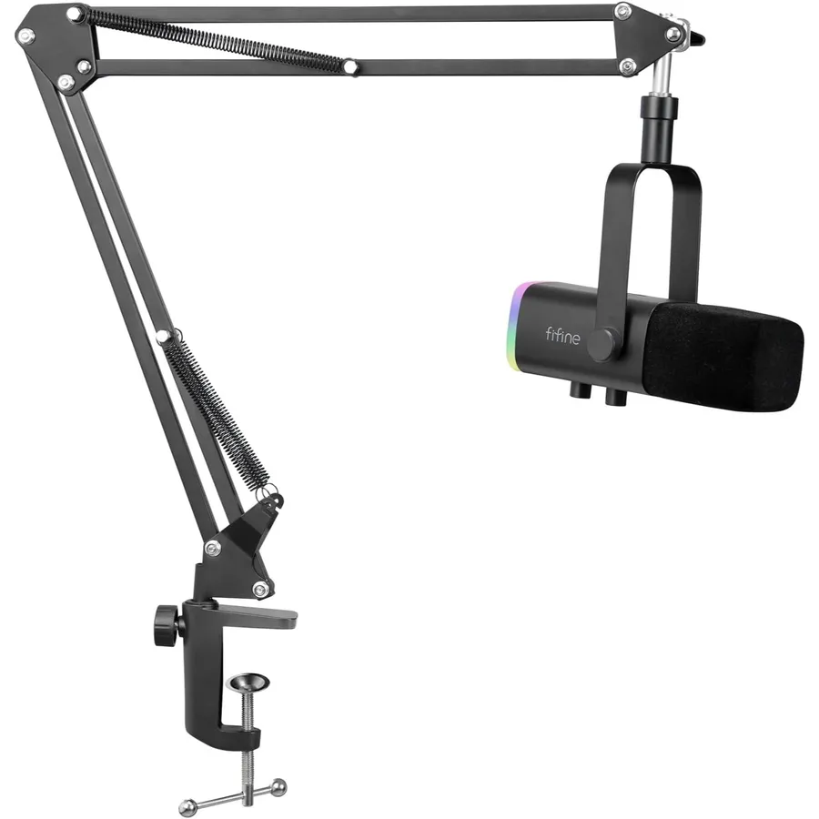 FIFINE AM8 - USB/XLR-Mikrofon-Set mit Mikrofonarm