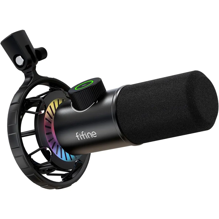 FIFINE K658 - Dynamisches USB-Mikrofon mit RGB