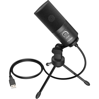 FIFINE K669B - USB-Kondensatormikrofon mit Stativ