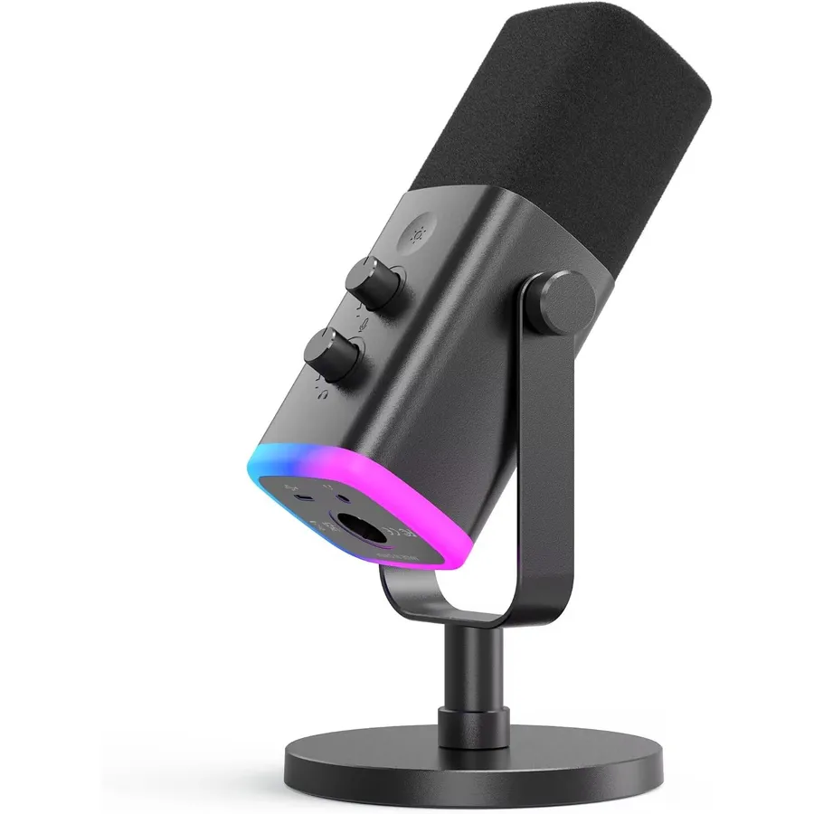 FIFINE AM8 - Dynamic USB/XLR gaming microphone with RGB