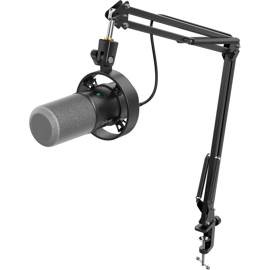 FIFINE K688CT - Microfono podcast USB/XLR con braccio in metallo